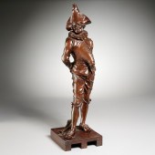 LEON PERZINKA, PATINATED BRONZ