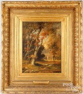 LEON RICHET, OIL ON CANVAS LAN
