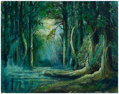 Leon Stacks painting (North