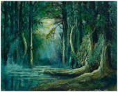 Leon Stacks painting (North Ca