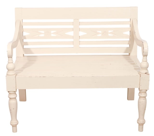 LEONA HAND PAINTED SOLID WOOD TWO