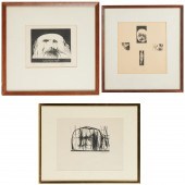 LEONARD BASKIN, (3) WOOD ENGRA