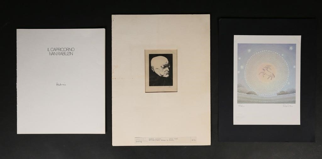 LEONARD BASKIN ETCHING & IVAN