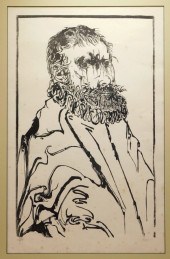 LEONARD BASKIN FIGURE PORTRAIT