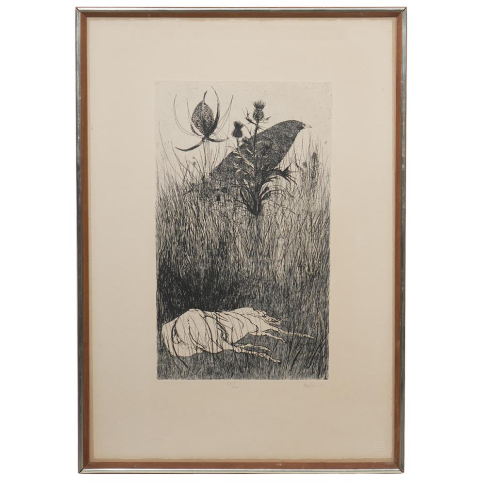 LEONARD BASKIN FRAMED