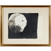 LEONARD BASKIN, INK DRAWING, 1