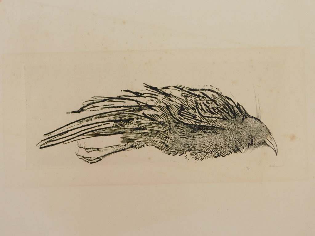 LEONARD BASKIN MODERN CROW