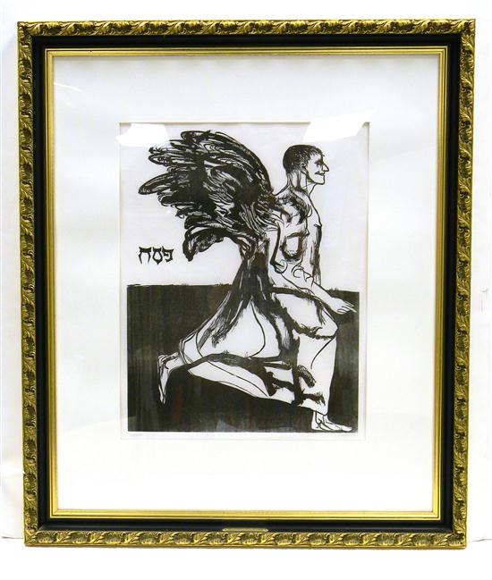 Leonard Baskin  ''Passover Angel''