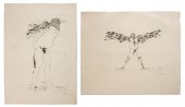 LEONARD BASKIN PENCIL SIGNED B