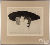 LEONARD BASKIN PORTRAIT OF LUC