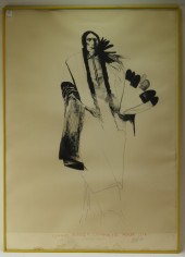 LEONARD BASKIN QUANAH PARKER C