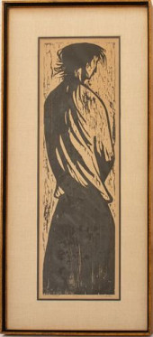 LEONARD BASKIN &QUOT;WOMAN AND