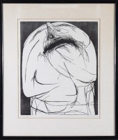 LEONARD BASKIN "THE CRY" WOODC