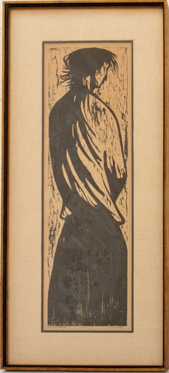 LEONARD BASKIN "WOMAN AND