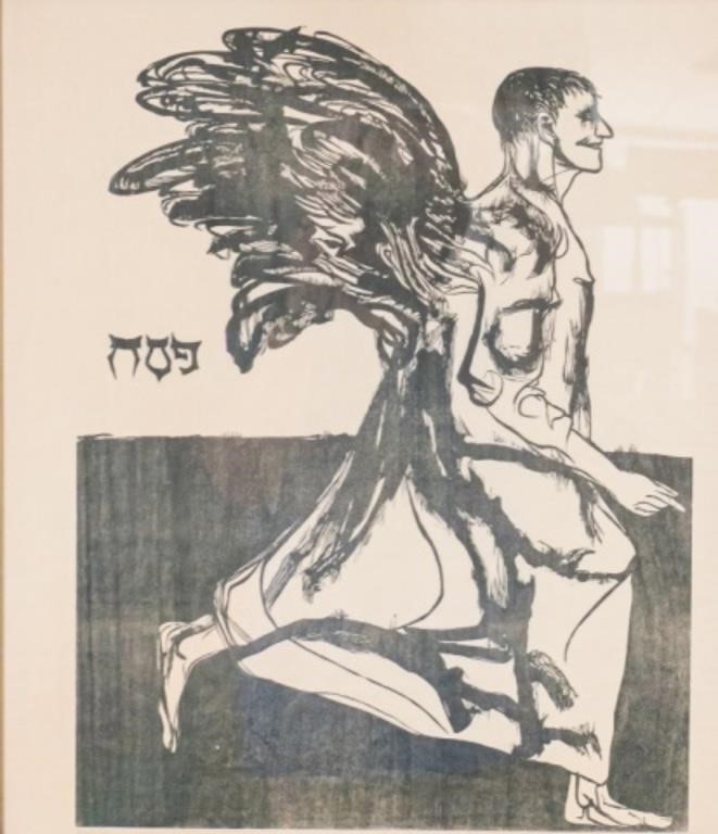 LEONARD BASKIN WOODCUTLeonard