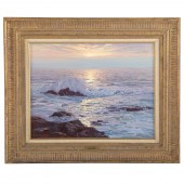 LEONARD C. LANE. SUNSET SEASCA