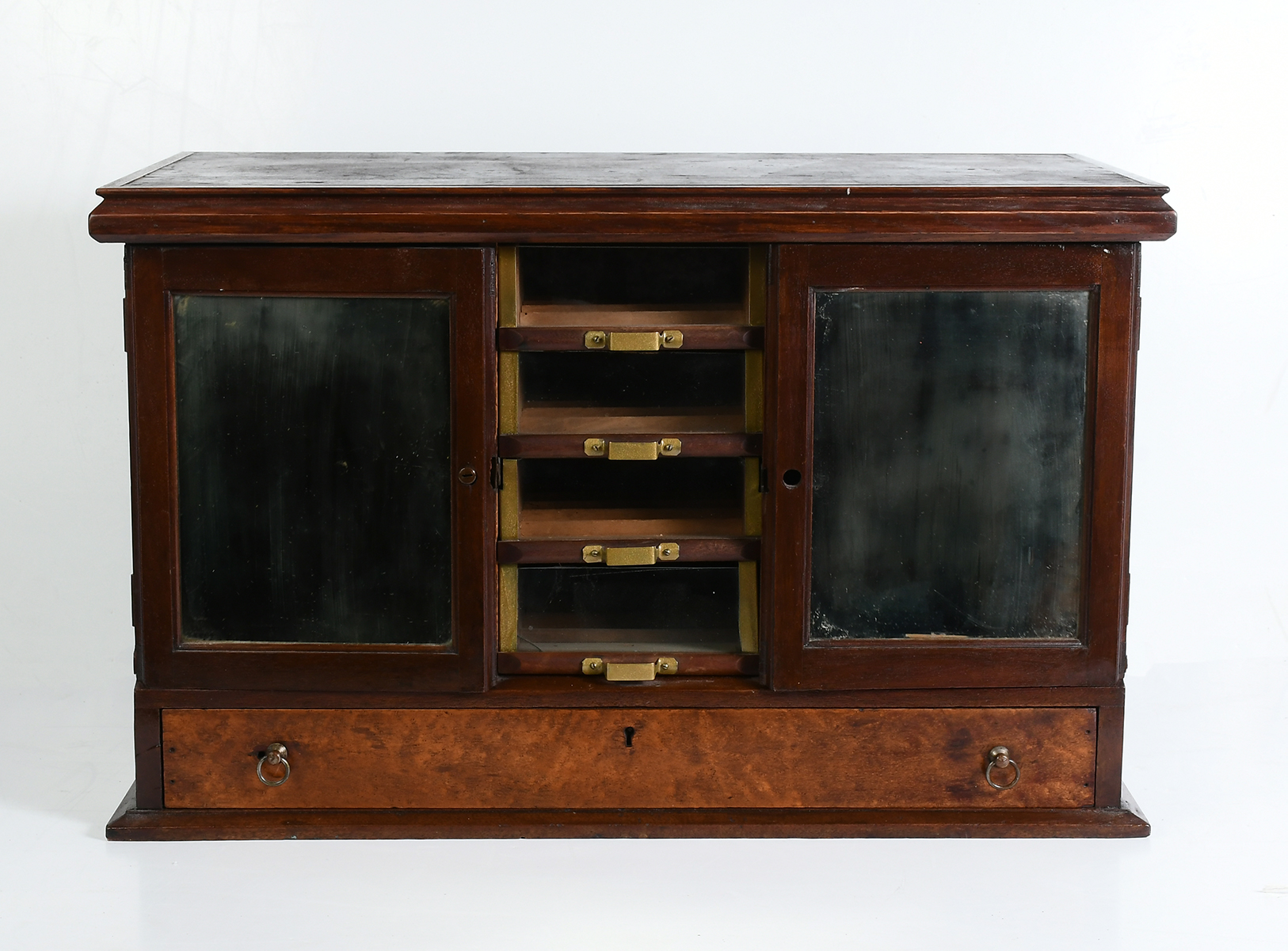 LEONARD CO. SILK SPOOL CABINET: