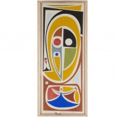 LEONARD JOSSEL, LARGE GOUACHE