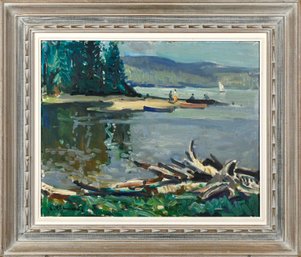 Leonard Richmond oil on canvas