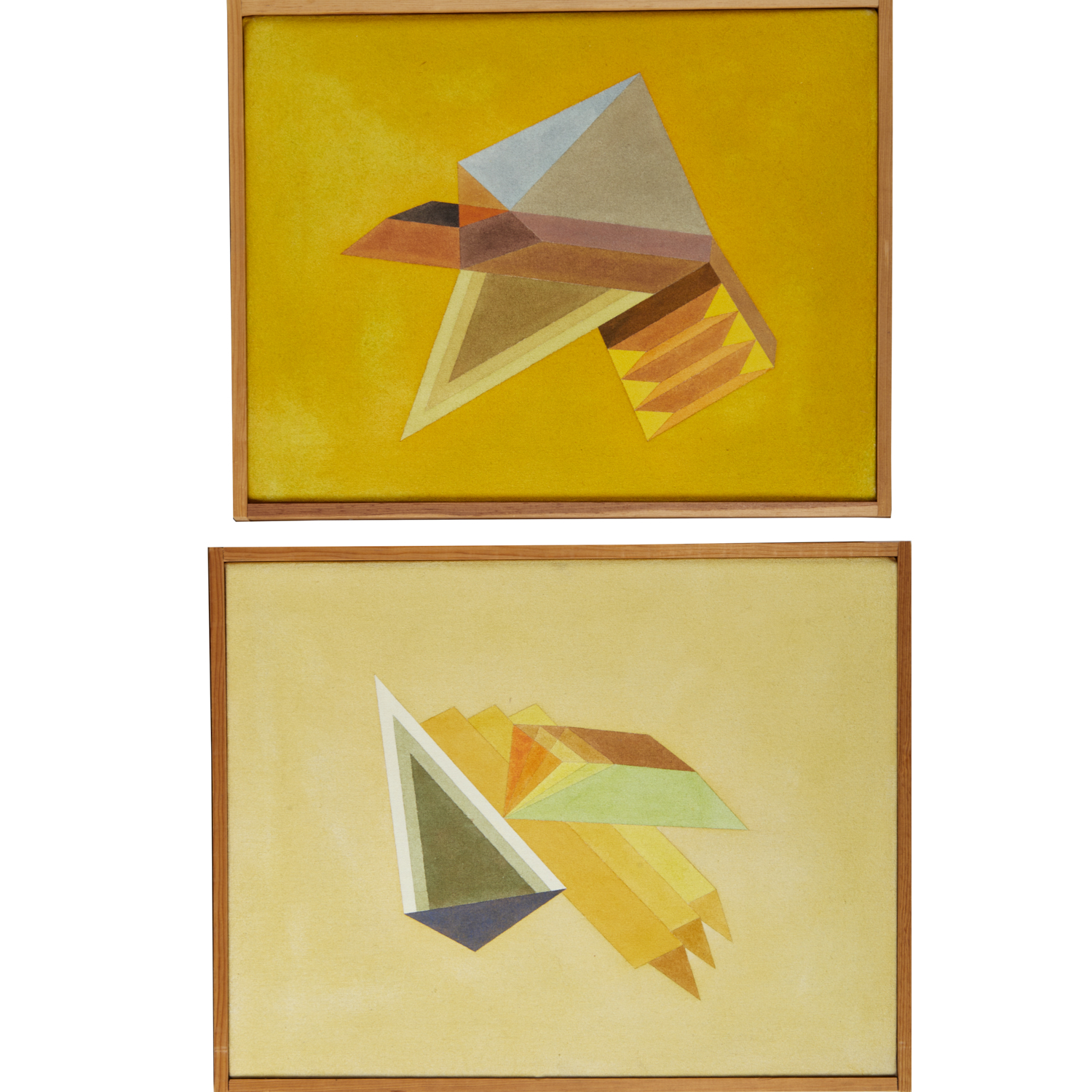 LEONARD T. CONTINO, (2) ACRYLICS ON