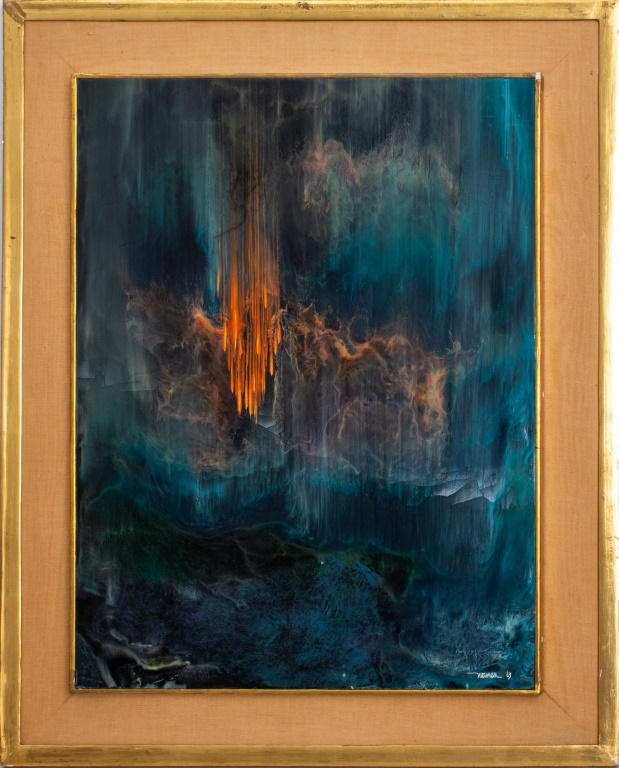 LEONARDO NIERMAN ABSTRACT OIL ON