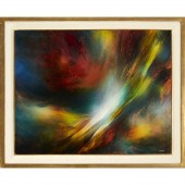 LEONARDO NIERMAN, LARGE OIL ON