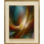 LEONARDO NIERMAN, OIL ON MASON