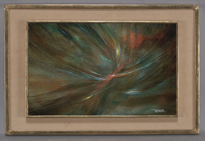 Leonardo Nierman ''Wind'' acrylic