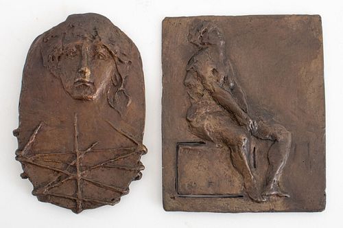 LEONDA FINKE BRONZE PLAQUE
