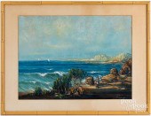 LEONID GECHTOFF PASTEL COASTAL