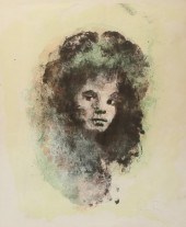 LEONOR FINI LITHOGRAPH PORTRAI