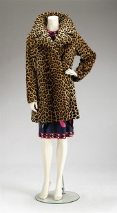 Leopard fur coat    1960s    C