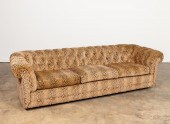 LEOPARD UPHOLSTERED CHESTERFIE