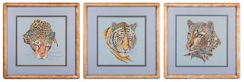 LEOPARDS &AMP; TIGER FRAMED