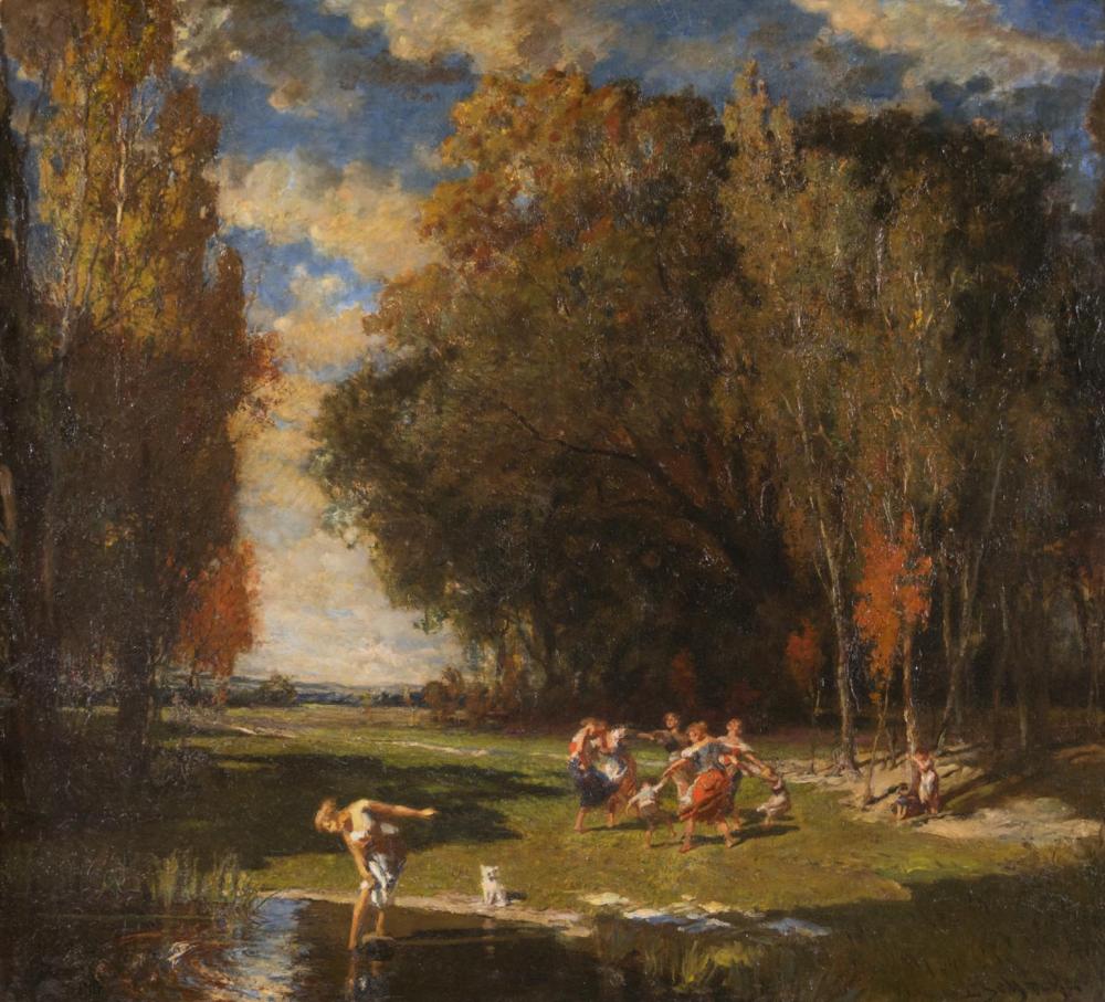 LEOPOLD SCHMUTZLER OIL ON
