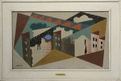 LEOPOLD SURVAGE, OIL ON CANVAS