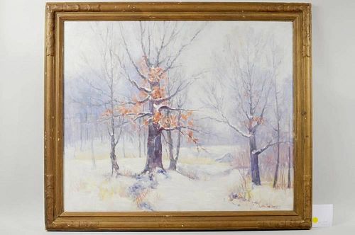 LEOTA W. LOOP "WINTER LANDSCAPE"