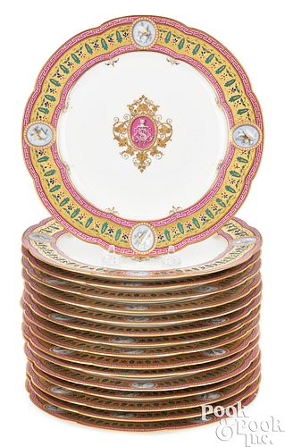 LEROSEY SET OF SIXTEEN FRENCH