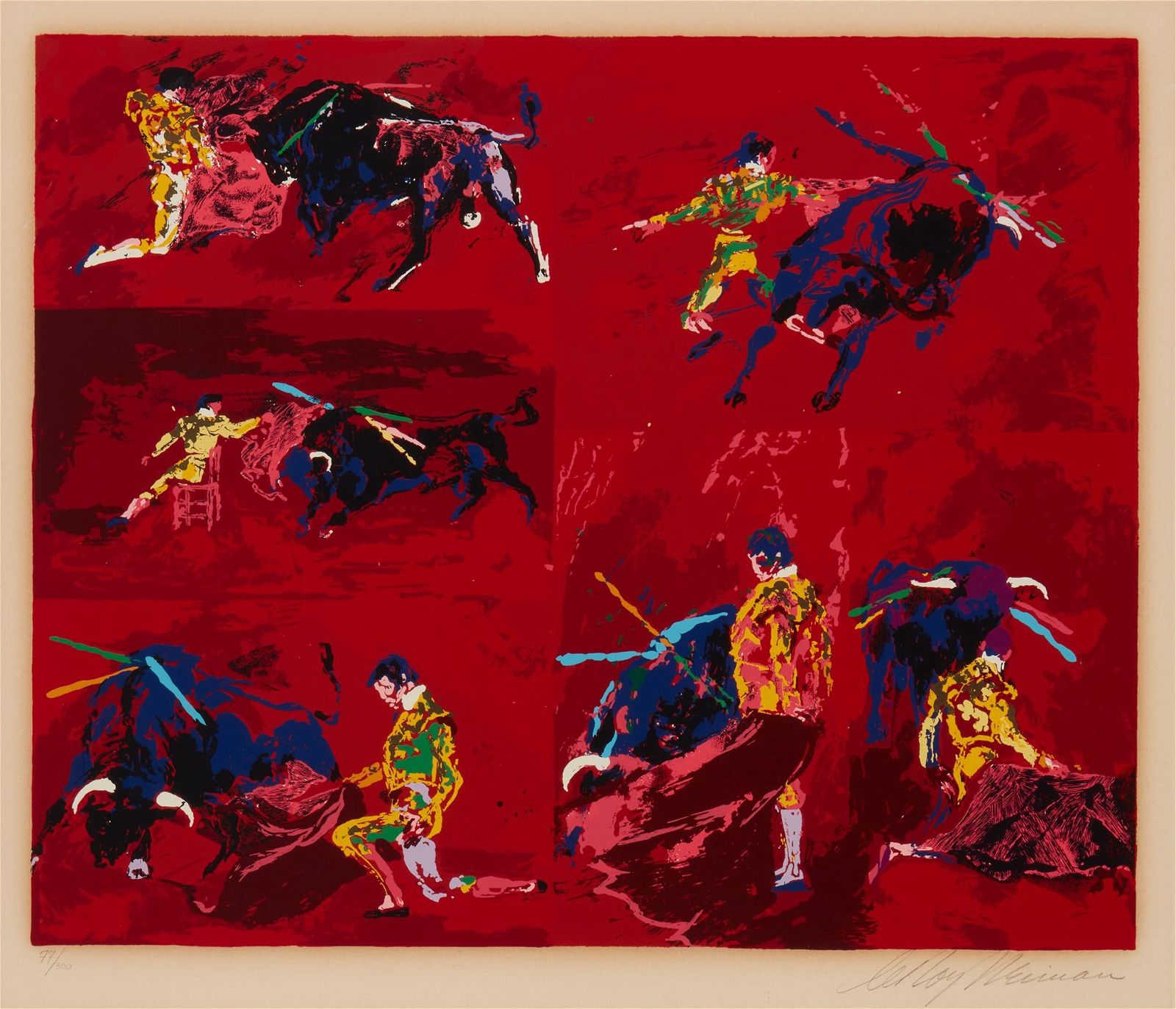 LEROY NEIMAN, (1921-2012), "RED