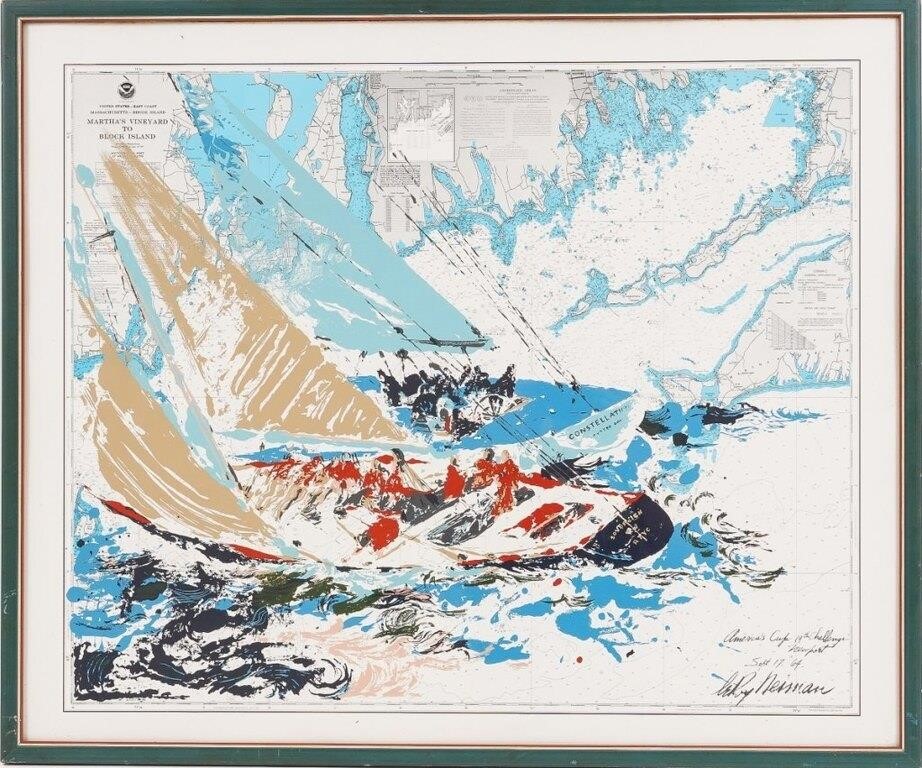 LeRoy Neiman America's Cup 19th