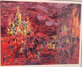 LEROY NEIMAN (B. 1927), RED SQ