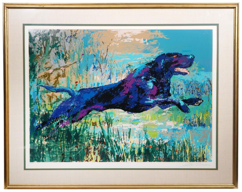 LEROY NEIMAN 'BLACK LABRADOR