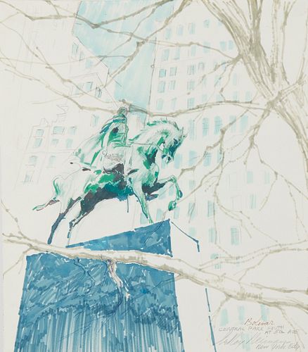 LEROY NEIMAN "BOLIVAR CENTRAL