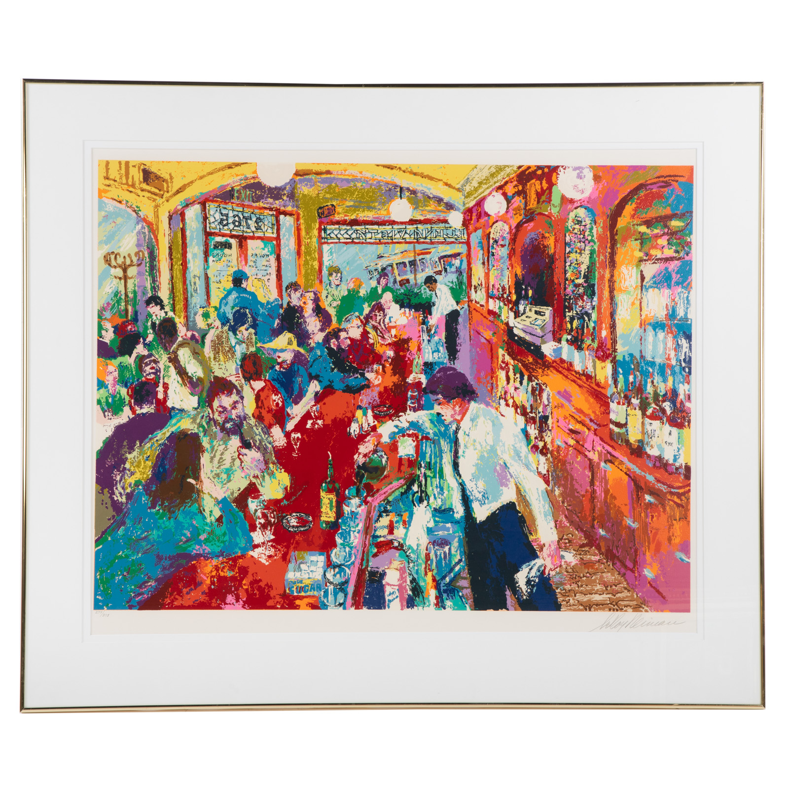 LEROY NEIMAN. "BUENA VISTA BAR,"