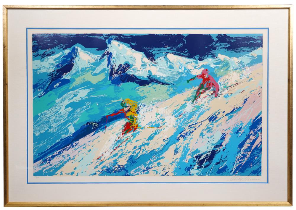 LEROY NEIMAN 'DOWNERS 1970'