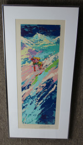 LEROY NEIMAN "DOWNHILL SKIER"