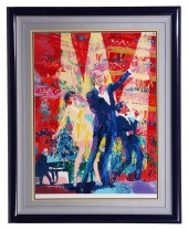LEROY NEIMAN 'FRANK, LIZA & SA