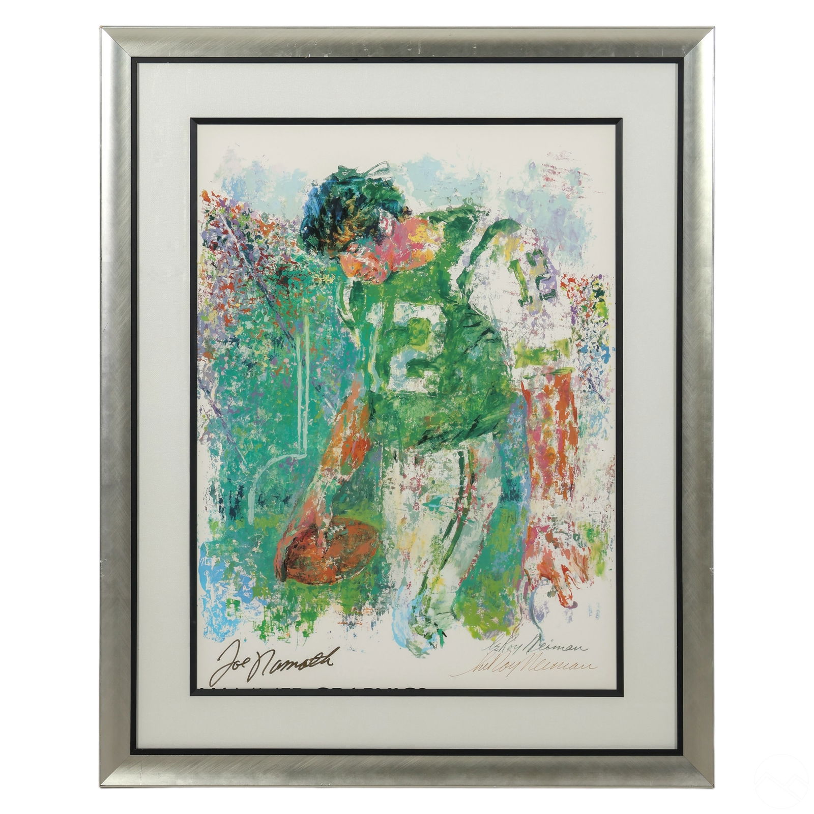 LEROY NEIMAN & JOE NAMATH DOUBLE