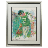 LEROY NEIMAN & JOE NAMATH DOUB
