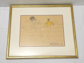 LEROY NEIMAN MUHAMMAD ALI SKET